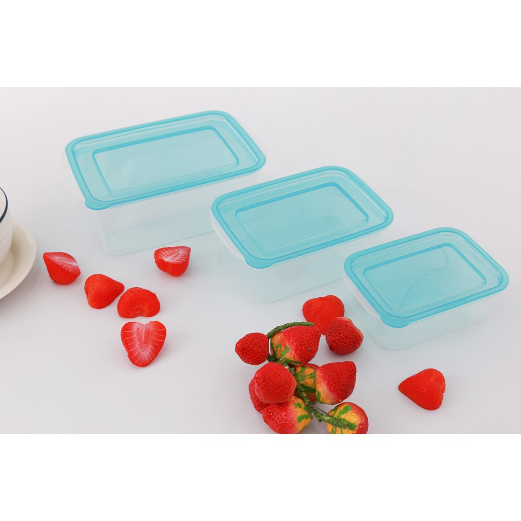 BỘ 3 Hộp Lớn Đựng Thực Phẩm An Toàn, Hộp Bảo Quản Thực Phẩm Cao Cấp