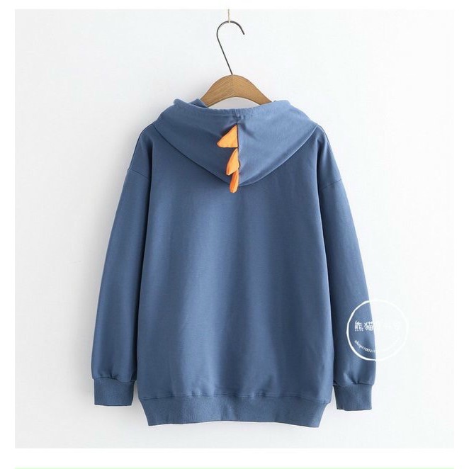 ÁO HOODIE NAM NỮ KHỦNG LONG CUTE Unisex hoodies AO HOODIE FREE SIZE DƯỚI 60KG