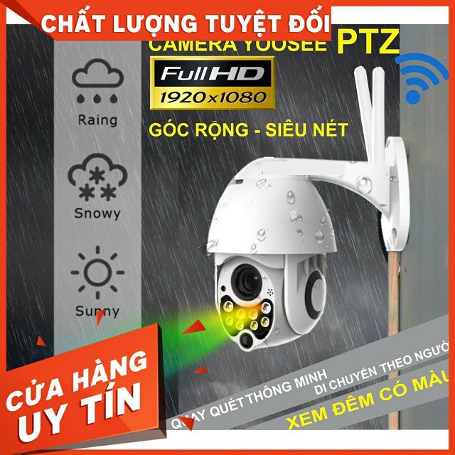 [ GIÁ HUỶ DIỆT] Camera Yoosee PTZ ngoài trời xoay 360 - HD1080 | WebRaoVat - webraovat.net.vn