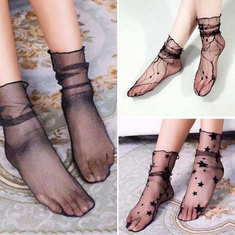 Vớ lưới trong suốt hình ngôi sao lạ mắt