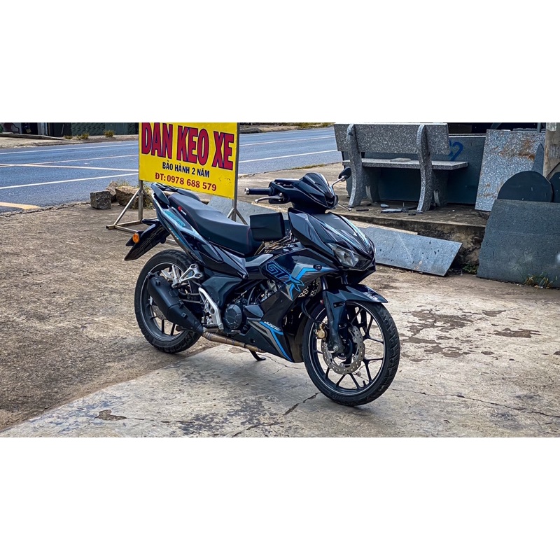 Tem rời Winner X V2 dán cho xe màu đen