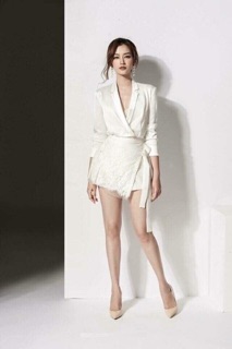 Set áo lụa + cvay ren chanh xả hàng thiết kế