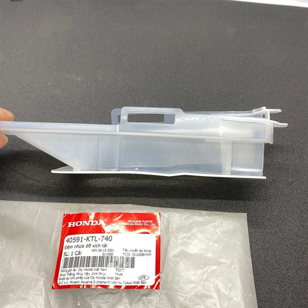 Cao Su đỡ xích, Đệm nhựa đỡ xích  tải Wave A/R/Rs 100 Zin Honda - 40591KTL740