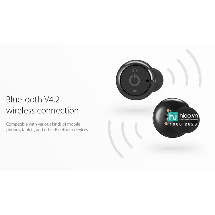 💝 CẶP SONG SINH TAI NGHE KHÔNG DÂY BLUETOOTH X2T - NGHE NHẠC ĐÀM THOẠI CỰC HAY - TẶNG BÚT CẢM ỨNG SALE