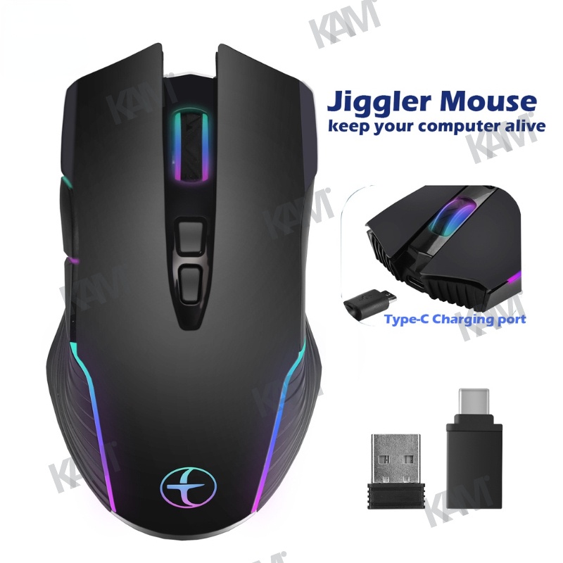 Chuột Quang Chơi Game Không Dây Đa Năng 2.4G Cổng Type-C USB