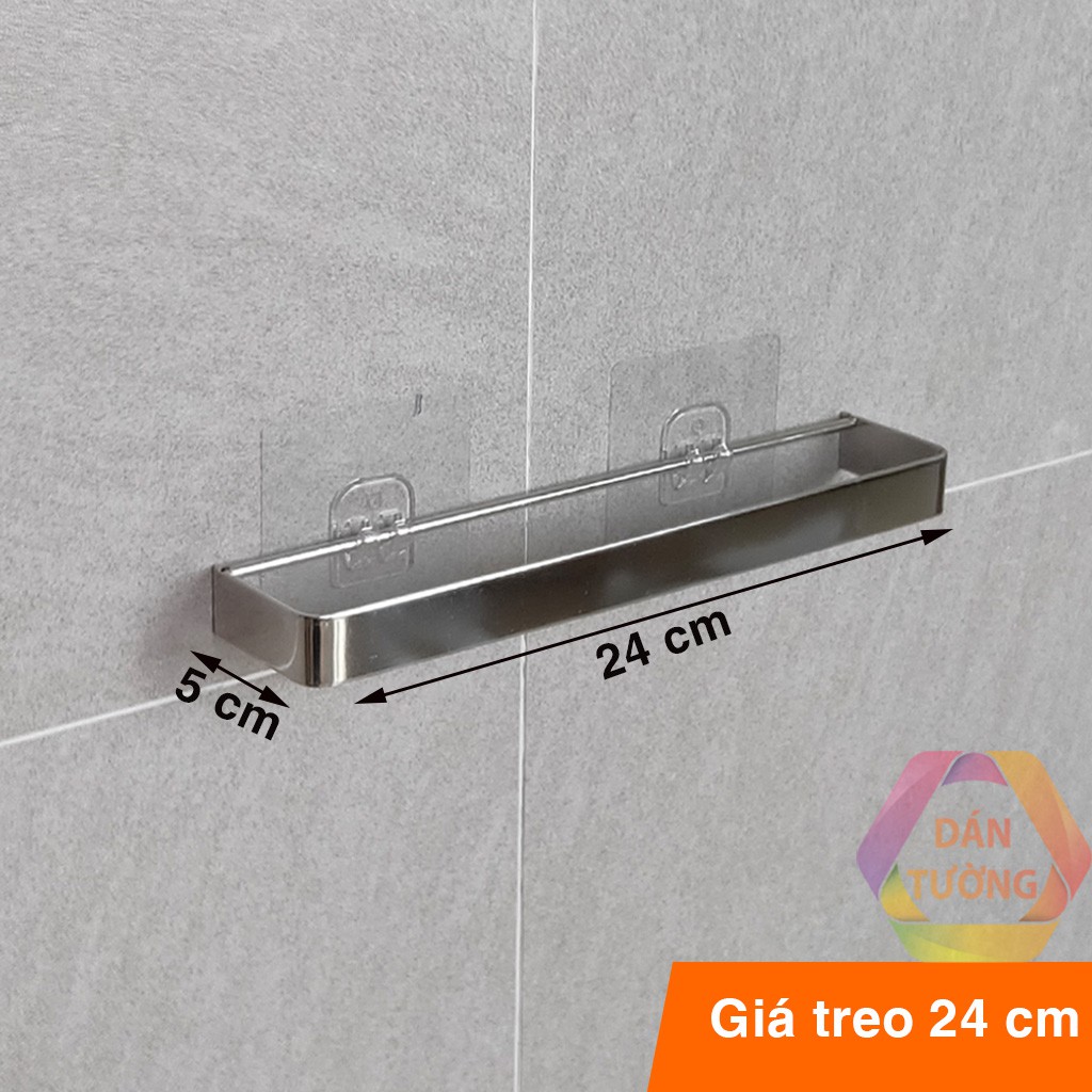 Giá treo khăn nhà tắm dán tường inox 304 MDT, giá móc treo đồ nhà tắm treo khăn mặt không cần khoan tường tki.mdi