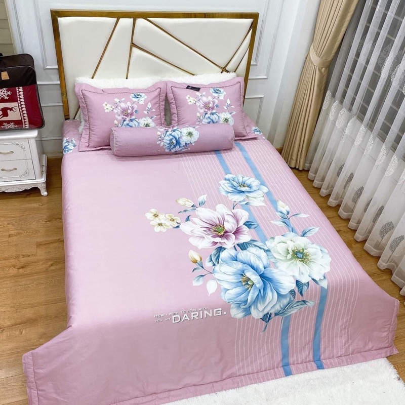 CHĂN GA GỐI COTTON LIVING CHẦN SIÊU SANG