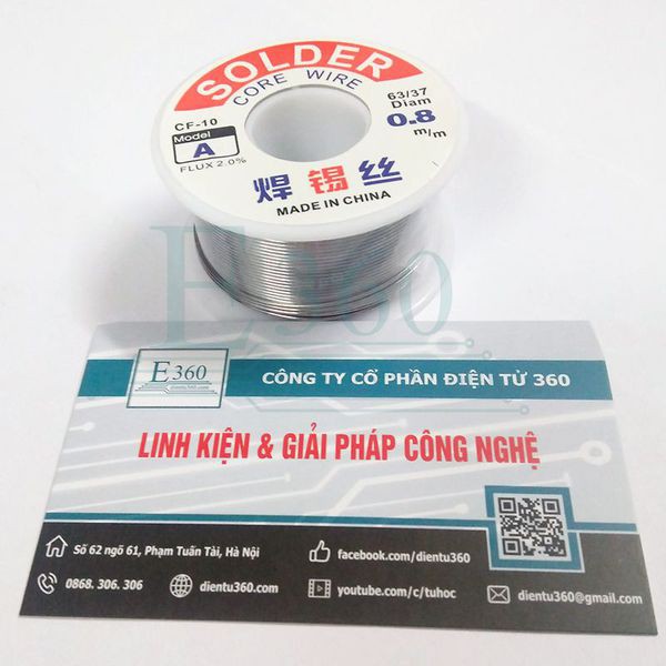 THIẾC HÀN SN63 0.8MM 100G