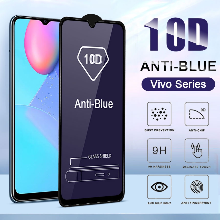 Kính Cường Lực Chống Ánh Sáng Xanh Cho Vivo Y12 / Y15 / Y17 / Y19 / Y71 / Y81 / Y91 / V9 / V11 / V15 / V17 Pro / V19