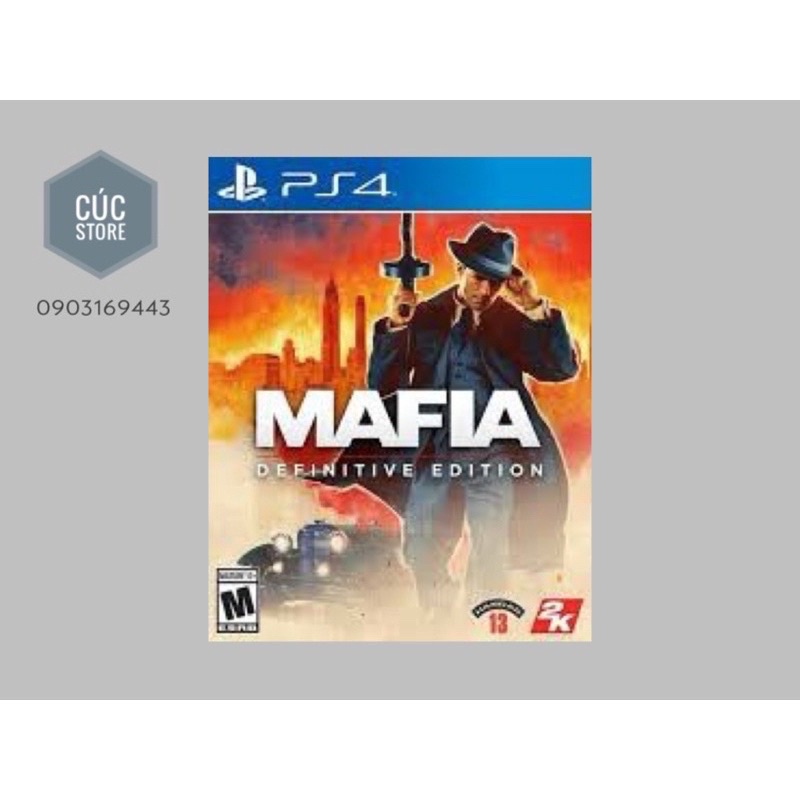 Đĩa chơi game PS4: Mafia Definitive Edition