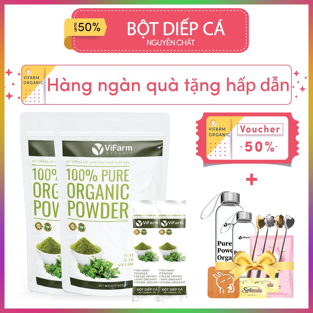 Bột Diếp Cá Nguyên Chất 100%