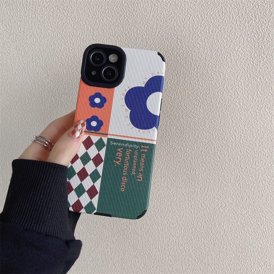 Ốp điện thoại mềm hai màu họa tiết hoa thích hợp cho iPhone 13 12 11 Pro Max Se 2020 Xr X 7 8 Plus