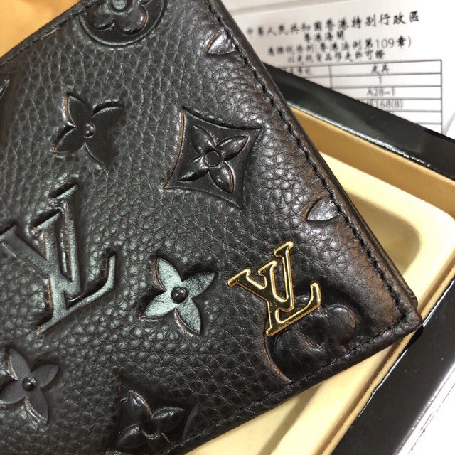 [Ảnh thật] VÍ NAM LV SUPER VIP‼️fullbox card túi vải LOUIS VUITTON ví ngang ví đứng màu nâu màu đen