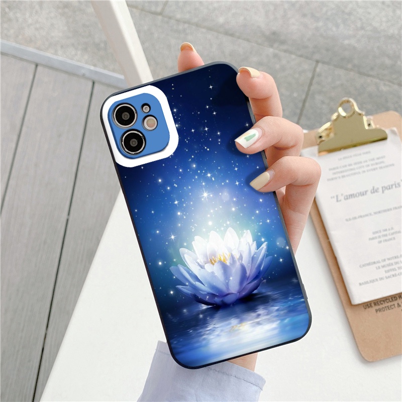 Ốp điện thoại iphone Hoa bling bling siêu đẹp mềm viền vuông ốp iphone bảo vệ camera x/xr/xsmax/7/8/plus/se2020/13promax