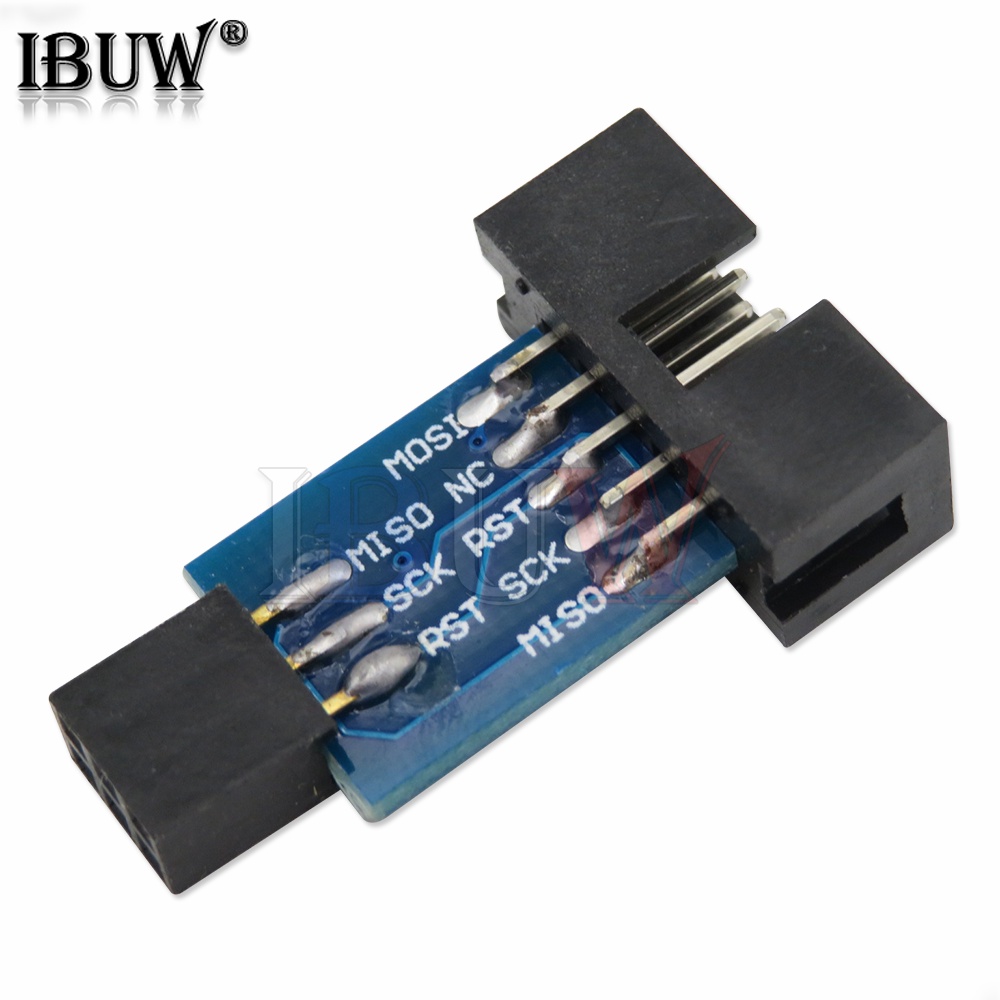 1 Bảng Mạch Chuyển Đổi 10 Pin Sang 6 Pin Cho AVRISP MKII USBASP STK500