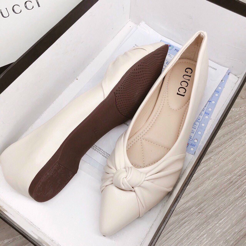 Giày bệt mũi nhọn da mờ | BigBuy360 - bigbuy360.vn