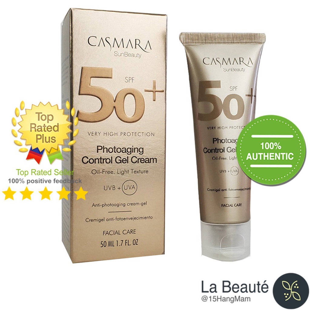 Casmara Photoaging Control Gel Cream Spf50 - Kem Chống Nắng Bảo Vệ Da, Chống Lão Hóa 50ml