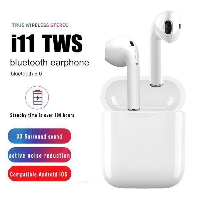[ GIÁ HUỶ DIỆT] Tai Nghe Bluetooth i11 Tws Bluetooth 5.0 Stereo Super Bass - NÚT CẢM ỨNG NHƯ AIRPODS