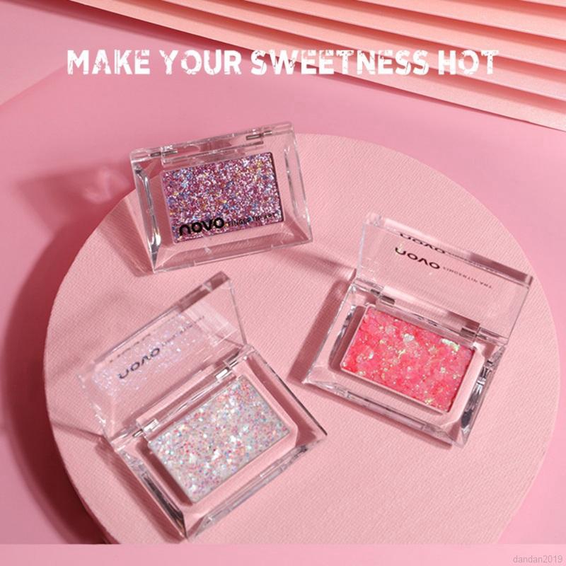 [Hàng mới về] Phấn mắt NOVO 1 màu lấp lánh 10 màu tùy chọn | BigBuy360 - bigbuy360.vn