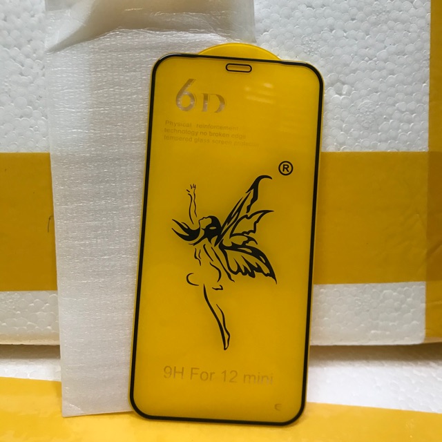 Dán cường lực 6D full viền cô gái dành cho 12 mini / 12 pro / 12 promax ( tặng kèm giấy lau )