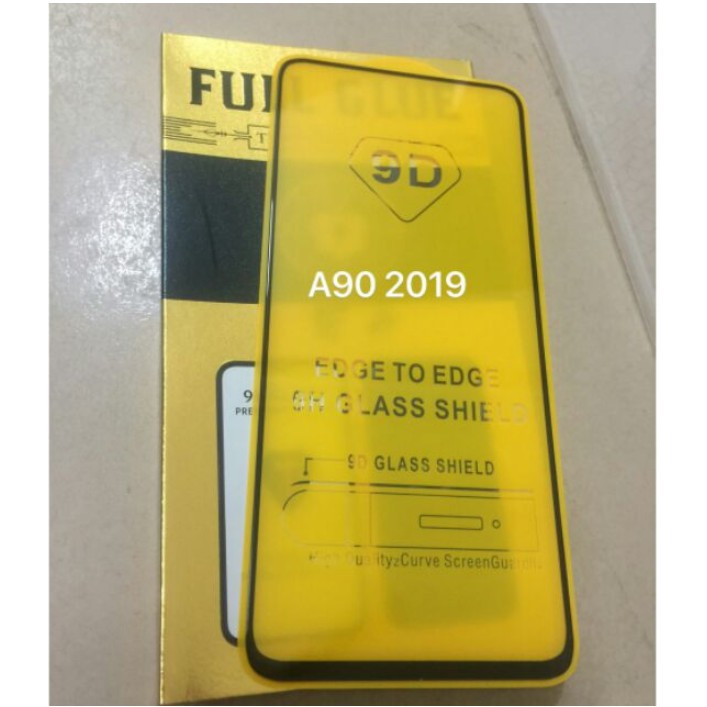 Kính 9D Full Keo Full Màn cho Galaxy A80/A90 2019 Full màn hình