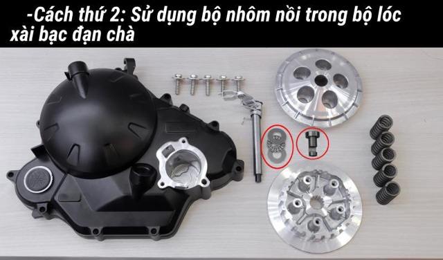 Lốc nồi côn tay ex135 up mode ex150 Sum Racing _Dochoixemaynhapkhau [ NẮP NỒI ]