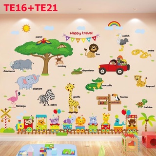 (SALE OFF) TỔNG HỢP 20 MẪU TRANH DECAL DÁN TƯỜNG TIẾNG ANH VÀ CÁC LOẠI ĐỘNG VẬT CHO BÉ - Decal dán tường