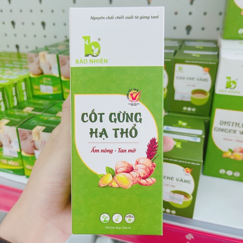 Cốt Gừng Cốt Nghệ Bảo Nhiên 330ml