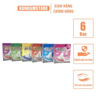 Bao cao su Runbo Siêu Gai - Siêu Bi - Siêu gân - Cực đỉnh khoái cảm - 6 mẫu lựa chọn – Hộp 1 chiếc