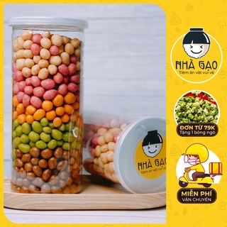 Đậu phộng da cá lon 500g nhà gạo đủ các vị nước cốt dừa, phô mai, ngũ vị vừa ngon vừa rẻ