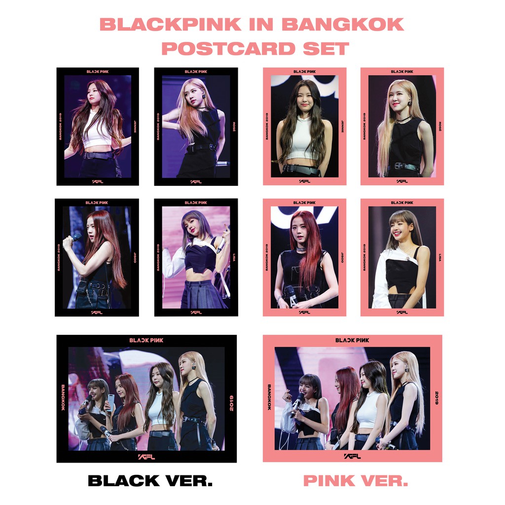 POSTCARD SET BLACKPINK IN BANGKOK