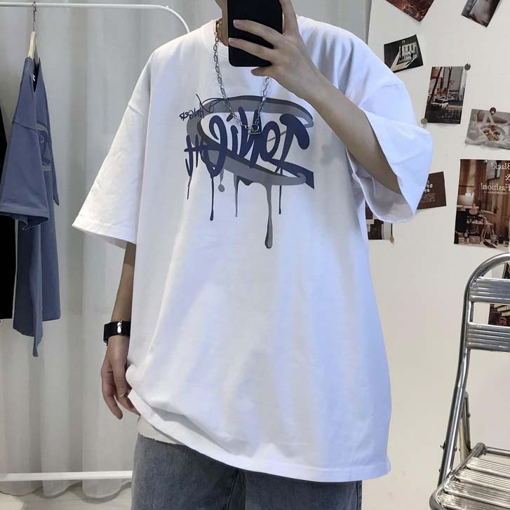 Áo thun tay ngắn thiết kế mới năng động thời trang dành cho cả nam và nữ