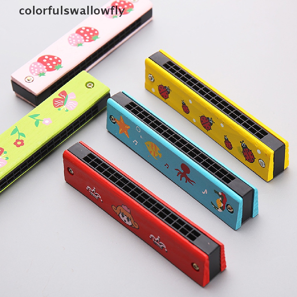 Kèn harmonica melodica 16 lỗ nhiều màu sắc làm đồ chơi cho bé
