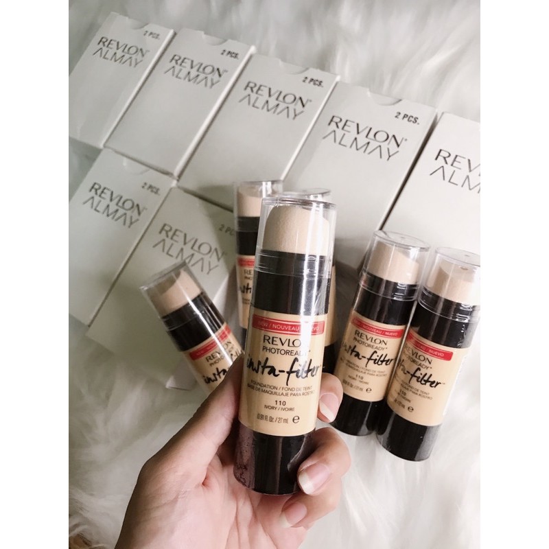 (Hàng Mỹ) Kem Nền REVLON Photoready Insta-Filter Foundation 27ml-Màu 110