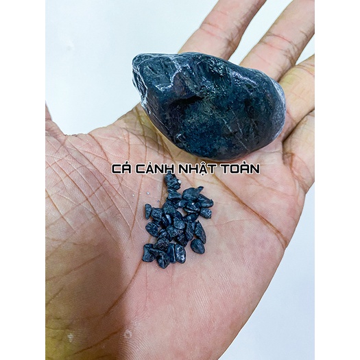 SỎI ĐÁ ĐEN TRANG TRÍ BỂ CÁ TIỂU CẢNH