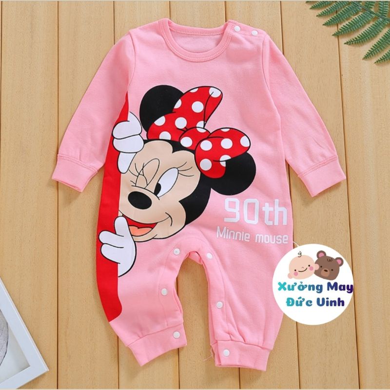 Bộ bodysuit cotton cho bé trai/bé gái
