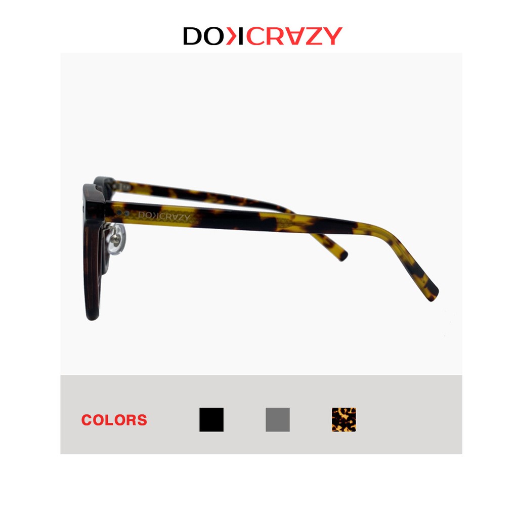 Gọng kính vuông nam nữ NICOS local brand DOKCRAZY mắt giả cận không độ thời trang cao cấp style retro hot trend Hàn Quốc | BigBuy360 - bigbuy360.vn