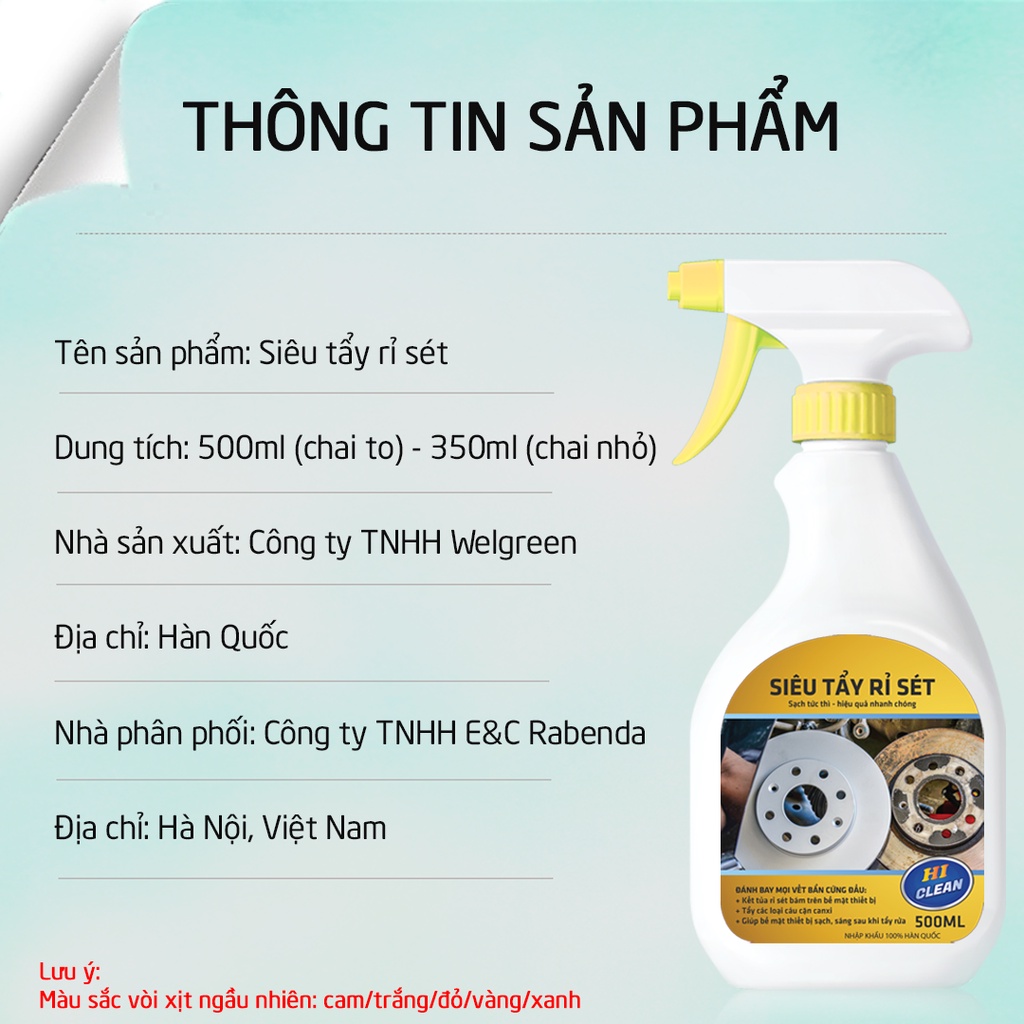 Tẩy rỉ sét Freeme CỰC MẠNH, chống rỉ và đánh bay gỉ sét trên kim loại, thép, inox, đồng - Nhập khẩu Hàn Quốc TGS