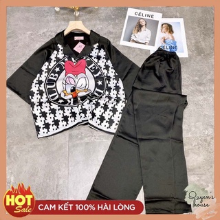 Bộ lụa pijama cánh dơi in 3D