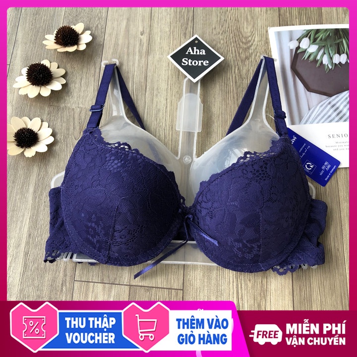 Áo ngực ren nữ Coolakiss mút vừa có gọng nhựa nâng ngực YiOn Underwear AR02