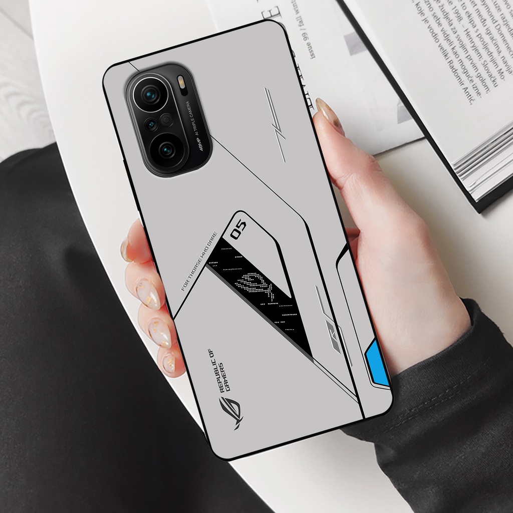 Ốp lưng Xiaomi Redmi K40, K40 Pro, K40 Gaming, Poco F3 - ROG Gaming edition, chất liệu kính cường lực