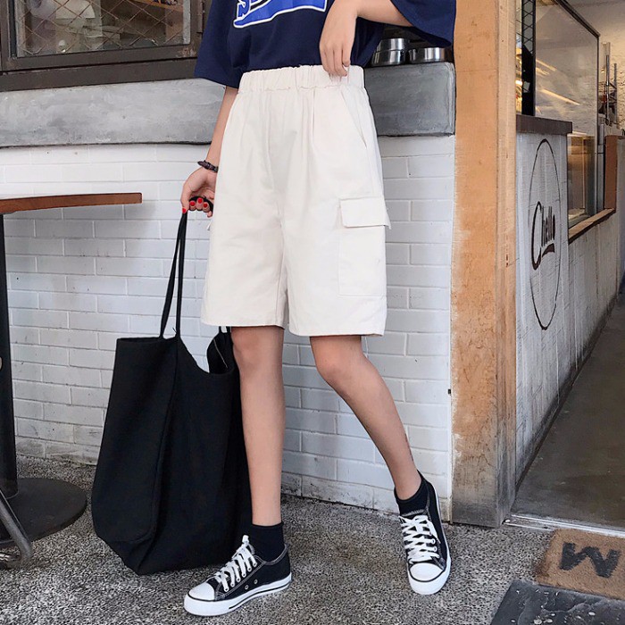 [SẴN] Quần shorts Khaki nữ Ulzzang Quảng Châu QLK3