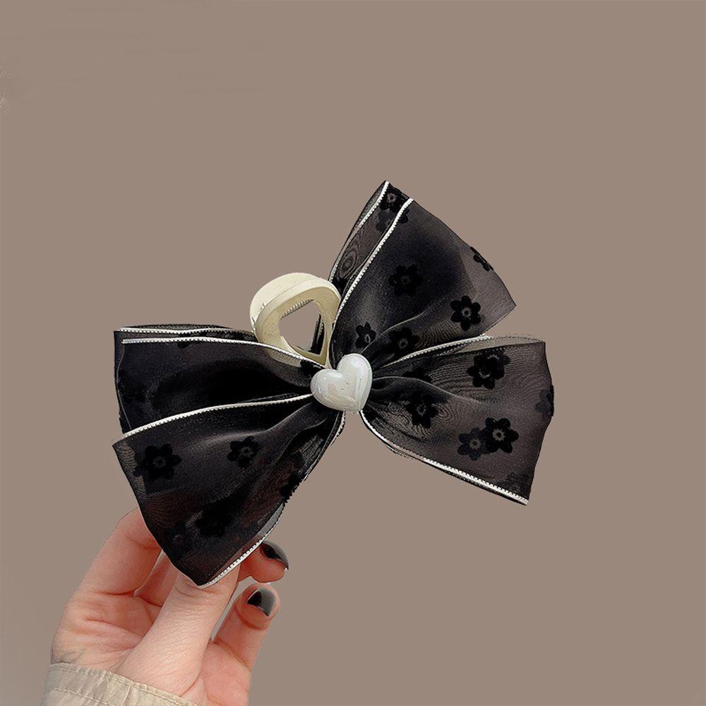 Kẹp Tóc Hình Cá Mập Họa Tiết Chấm Bi Phong Cách Vintage Nhật Bản