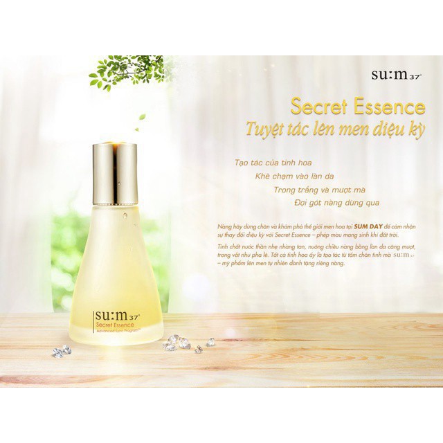 Gói tinh chất nước thần phép màu cho làn da giúp cải thiện mọi vấn đề về da - Su:m37 Secret Essence 1ml