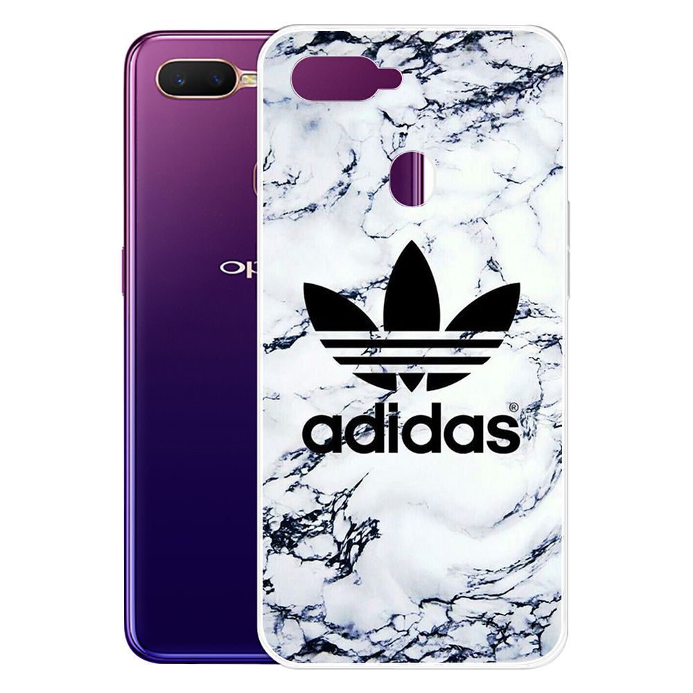 Ốp Điện Thoại Trong Suốt In Logo Adidas Cho Oppo A3S A5 A37 Neo 9 A39 A57 A5S A7 A59 F1S A73 A77 F3 F5 2018 C1