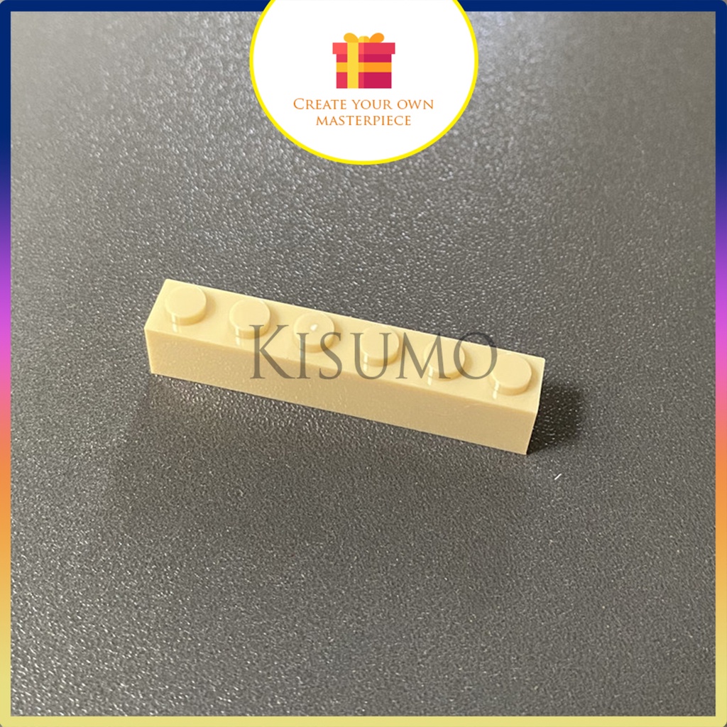 Đồ chơi giáo dục lắp ráp   logo moc combo 5 gạch 1x6 cao a13 3009