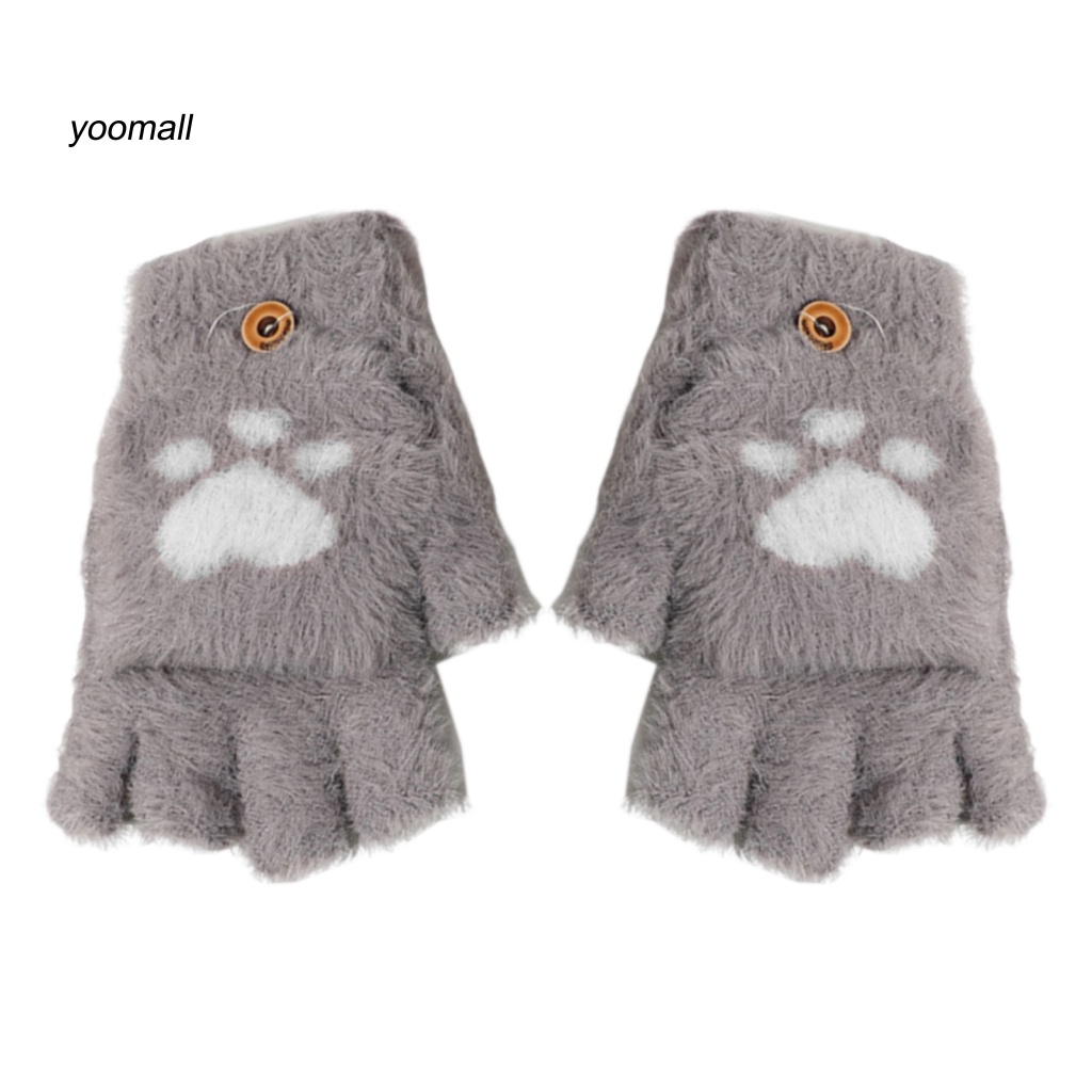 1 Đôi Găng Tay Len Giữ Ấm Mùa Đông Cho Nữ