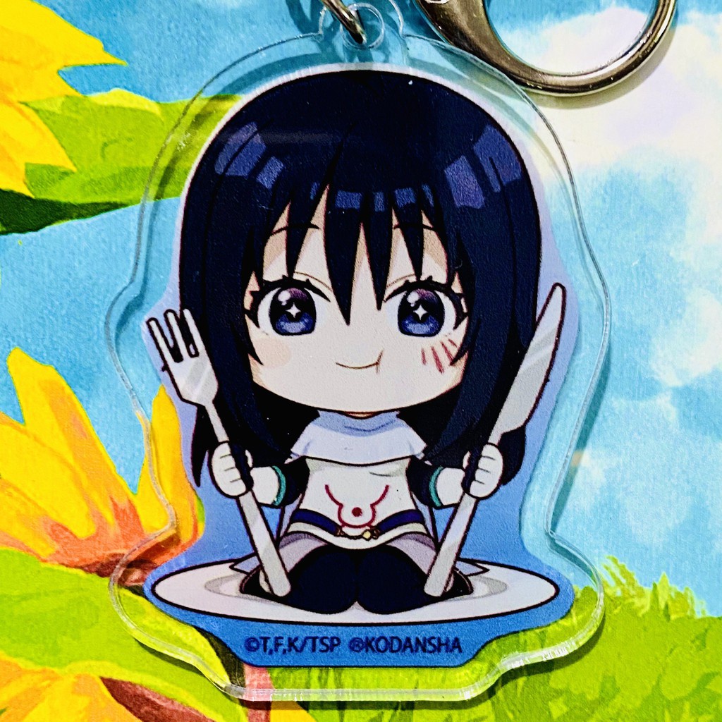 Móc treo chìa khóa Tensei shitara Slime datta Ken CHUYỂN SINH THÀNH SLIME ver ĂN UỐNG anime chibi