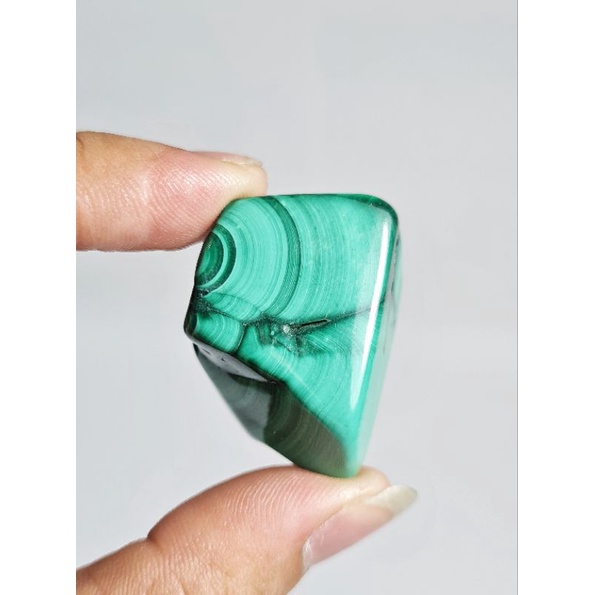 Tumbled Malachite  tự nhiên thanh tẩy Tarot, làm handmade, reiki healing, sưu tầm trưng bày...