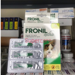 Fronil Extra - Sản Phẩm Mới Cao Cấp Cho Ve Rận Bọ Chét Chó 2-10Kg
